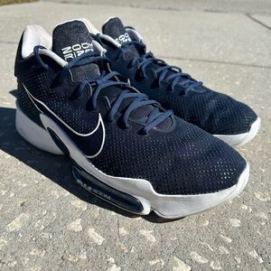 NIKE Zoom Rize 2 TB Navy White Basketball Shoes Men's Size 18 CZ5023-402